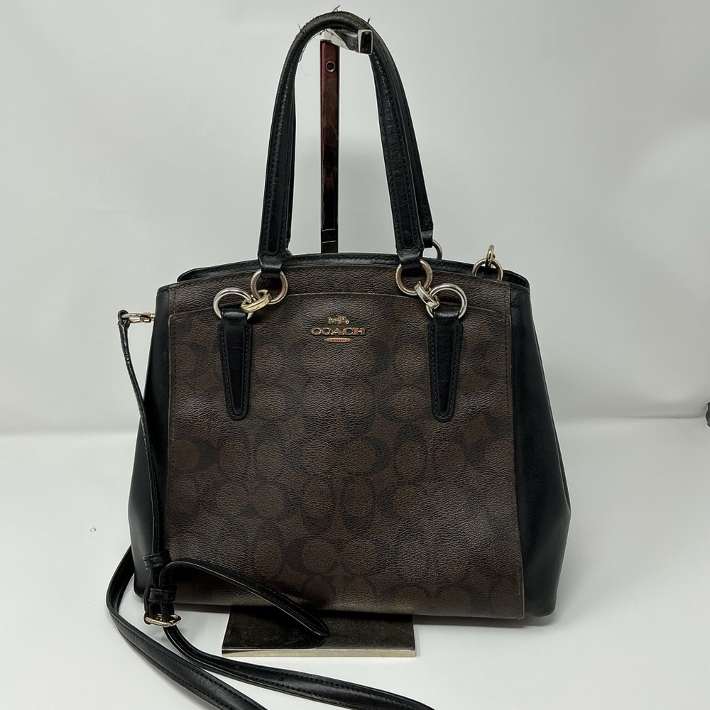 Coach Black and Brown Women's Satchel